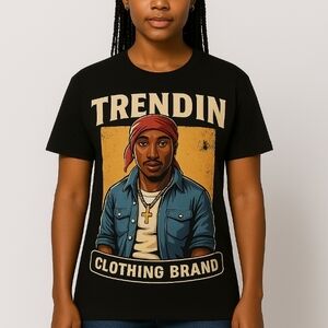 Black Graphic Tee - Short Sleeve